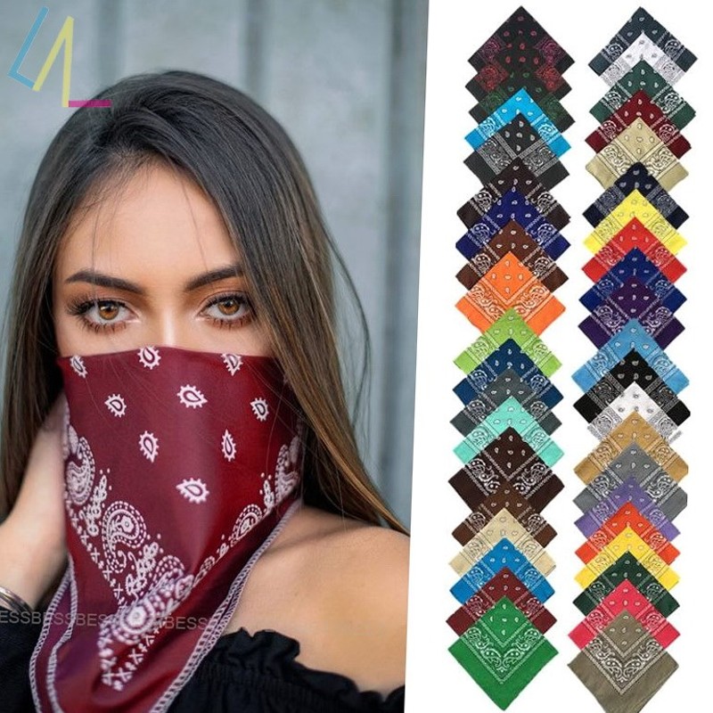 Vintage Print Bandana Headband for Girl  Women Scarf  Turban