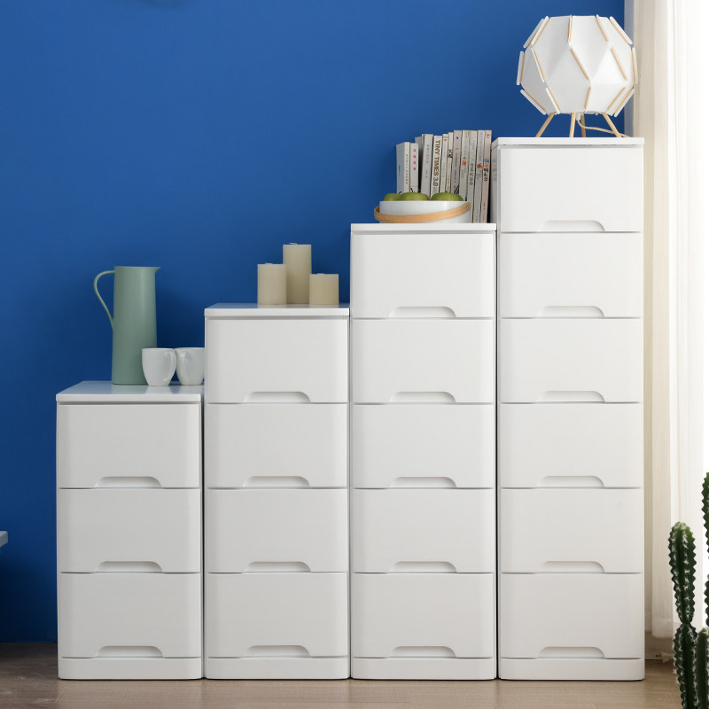 30/35/40cm宽深50窄夹缝收纳柜抽屉式实木五斗柜家用多层储物柜子