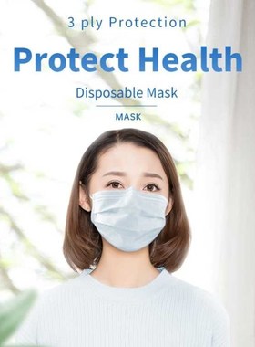 Surgical Face Mask 50pcs  3ply Earloop masks