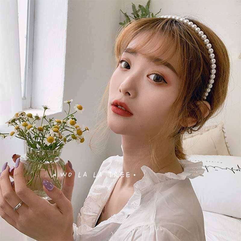 Super Fairy Pearl Hairband Fairy Simple Hairpin New All-Matc