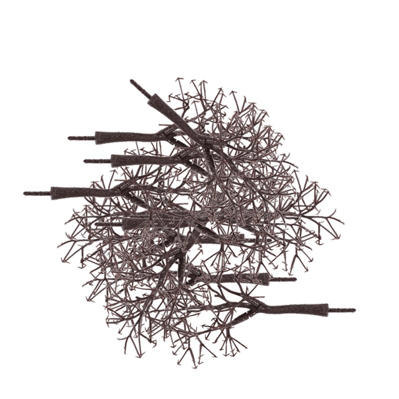 10pcs Scenery Landscape Bare Trunk 12cm Model Train Track Bu