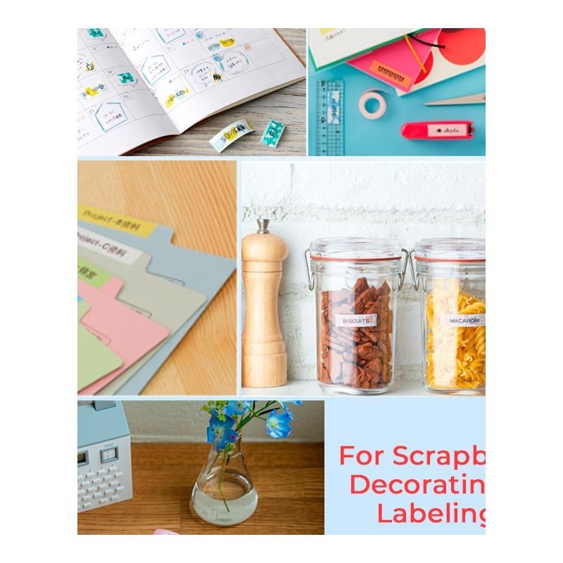 4PK 15mm Tape For King Jim TEPRA Lite Tape LP15P LP15G LP15Y