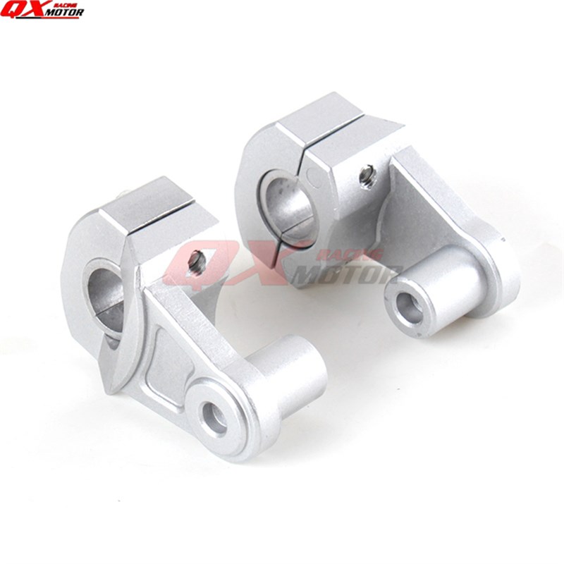 越野摩托车改装22mm 28mm变径车把固定架转接码 手把增高柱加高座