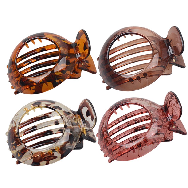 Plug in hairpin round hollow hair high quality fall resistan