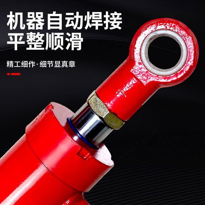 速发液压油缸5吨双耳环式6缸径油顶升降铲车工程机械双向缸异形