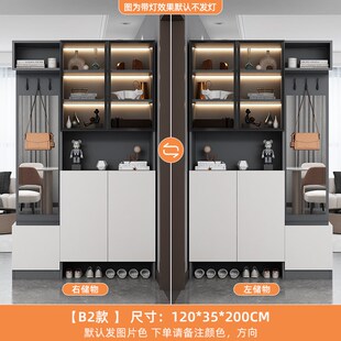 速发#入关柜简约进门屏风客厅收断家用玄户玄关鞋柜一体酒柜隔纳