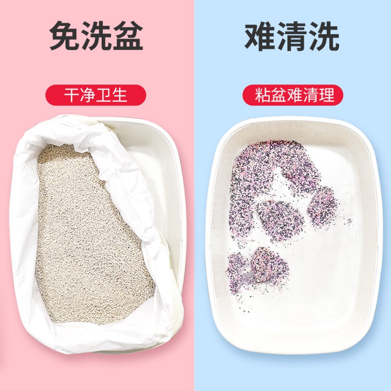 速发懒子免铲猫砂盆袋一次性超圾袋人大号便携垃大过滤塑料猫屎猫