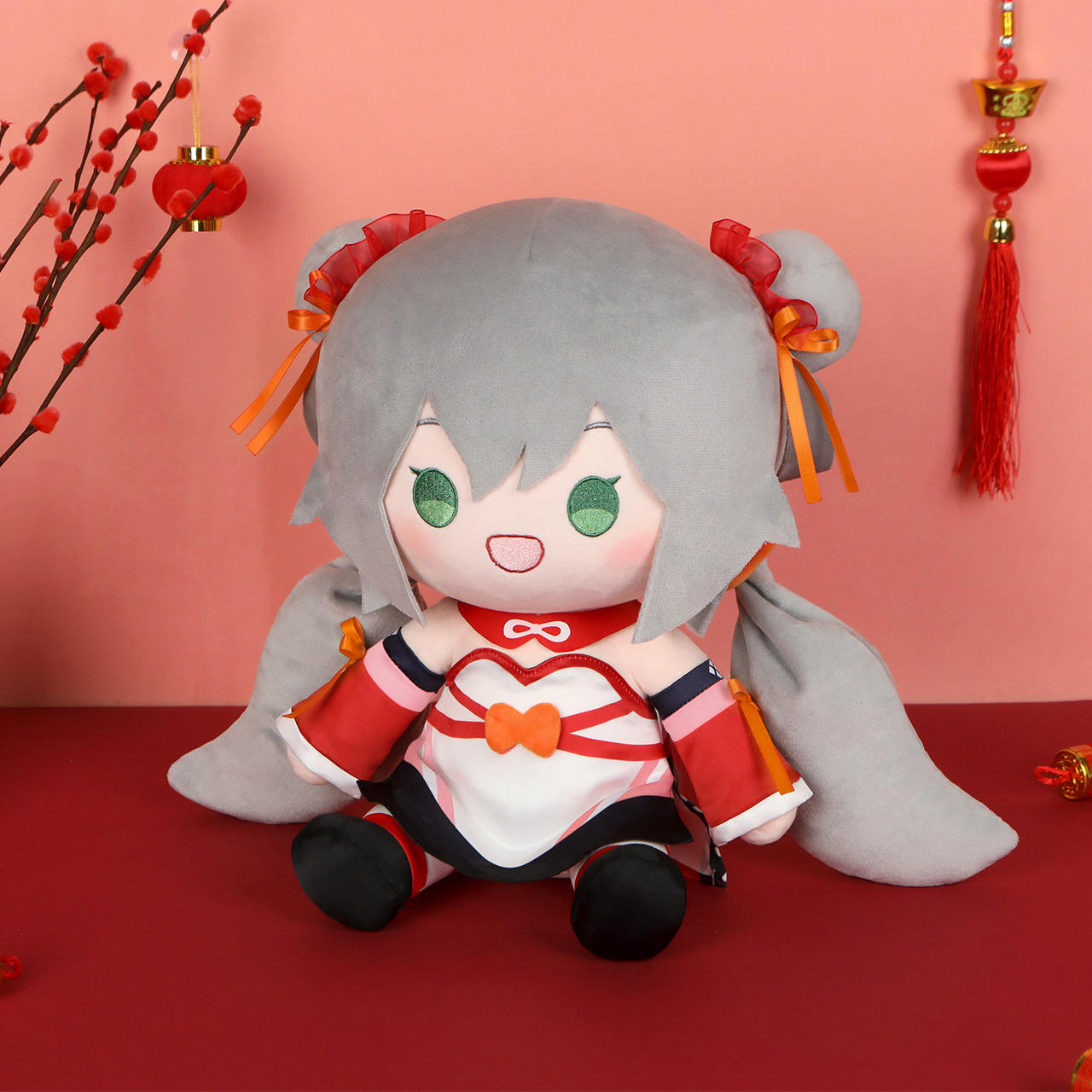 Vsinger洛天依灯火春澜毛绒玩偶