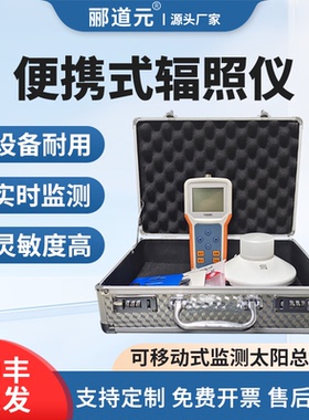 便携式总辐射速测仪灵敏度高监测太阳总辐射辐照仪PR测试手提箱