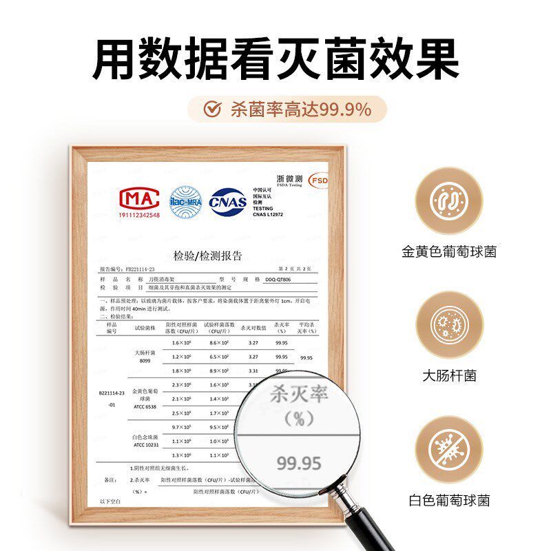 【新春开门红】德世朗筷子消毒机家用刀架刀具消毒器W自动烘干收