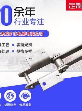 NE15-300斗式提升机专用板式链条 NE/NSE/FU斗提机料斗板式链条