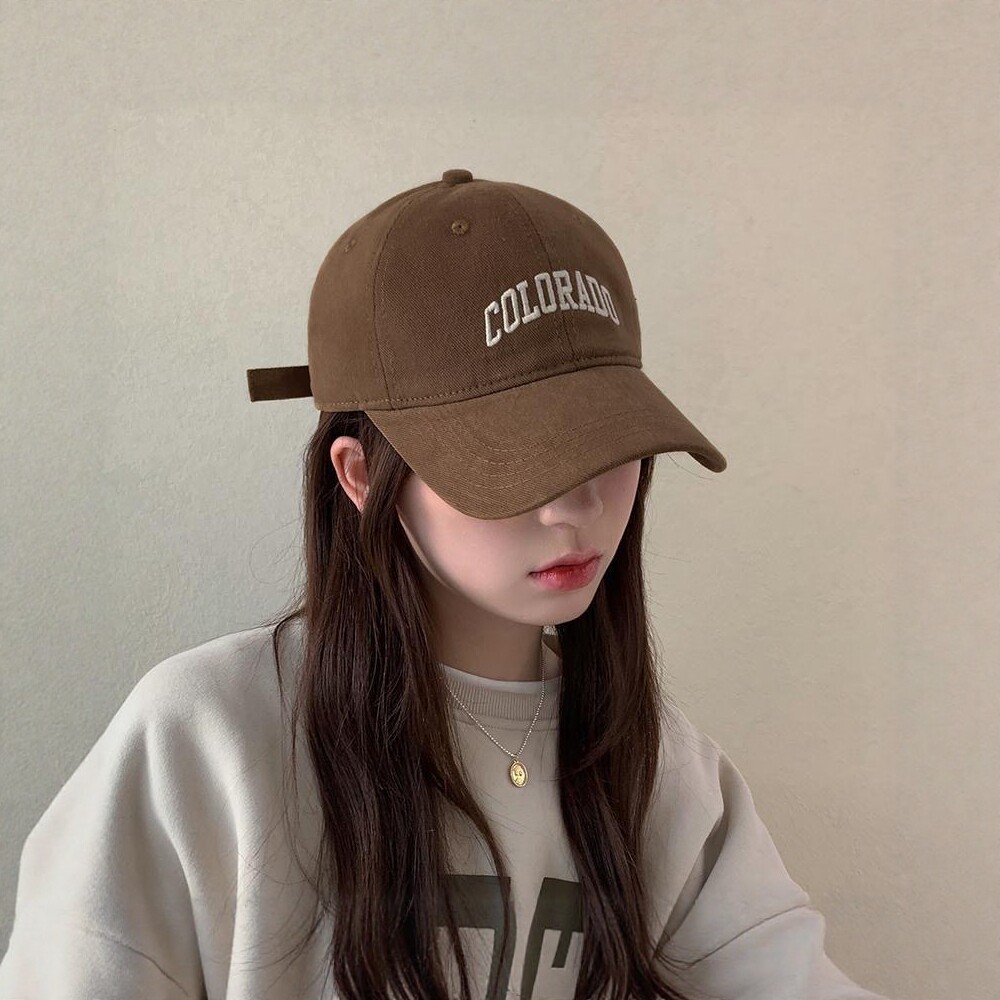 网红印花字母加深加宽棒球帽男女棒球帽