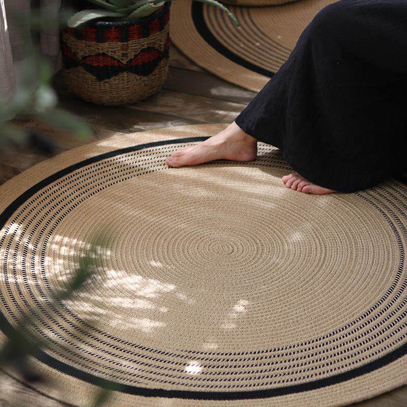 文艺地毯摇椅单人沙发地垫猫抓无痕装饰毯幼儿园茶室客厅衣帽间