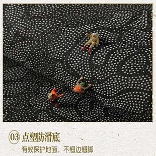 玄关地垫中国风进门垫走廊门口家用可裁剪入户门地毯换鞋 新中式 垫