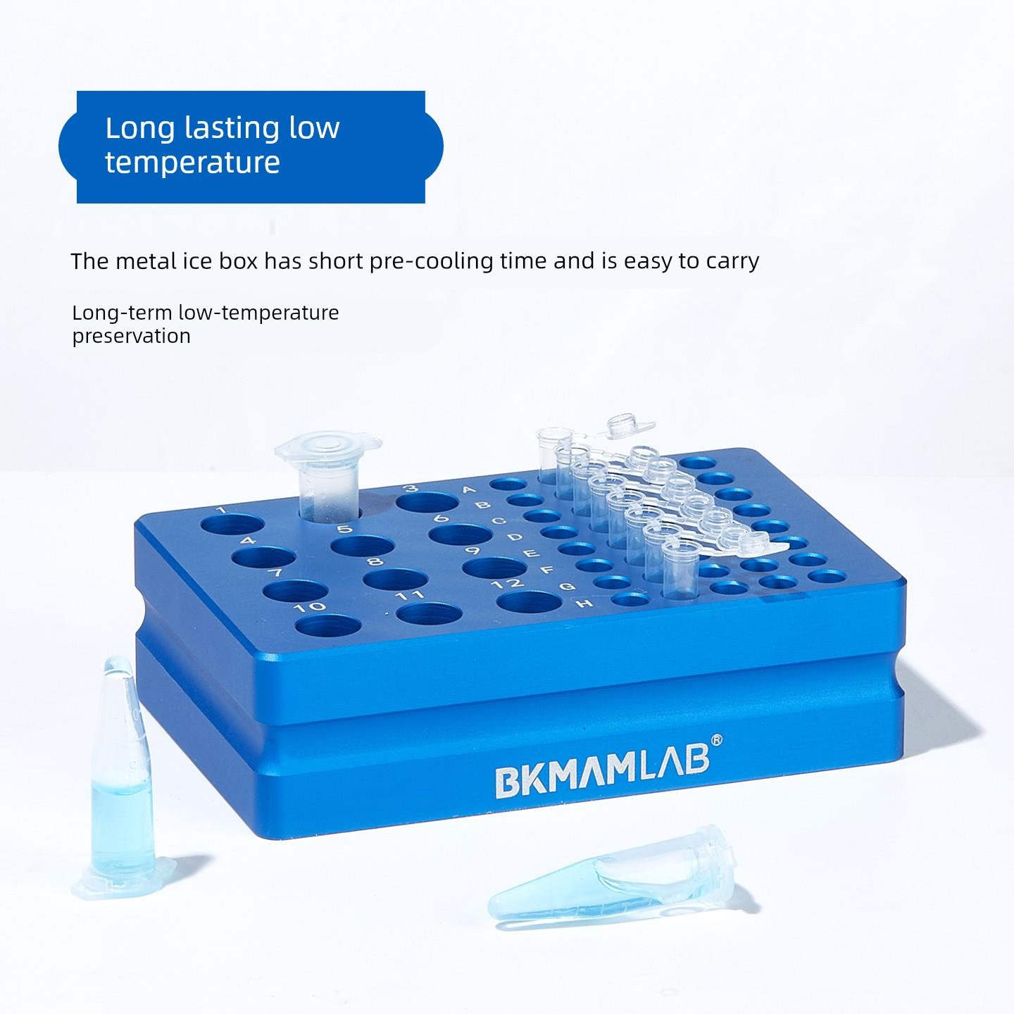 比克曼 低温冷冻盒金属冰盒实验室用离心管 铝合金材质24孔 60孔