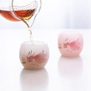 琉璃主人杯耐高温情侣对杯高档茶杯个人专用茶具功夫品茗单杯小杯