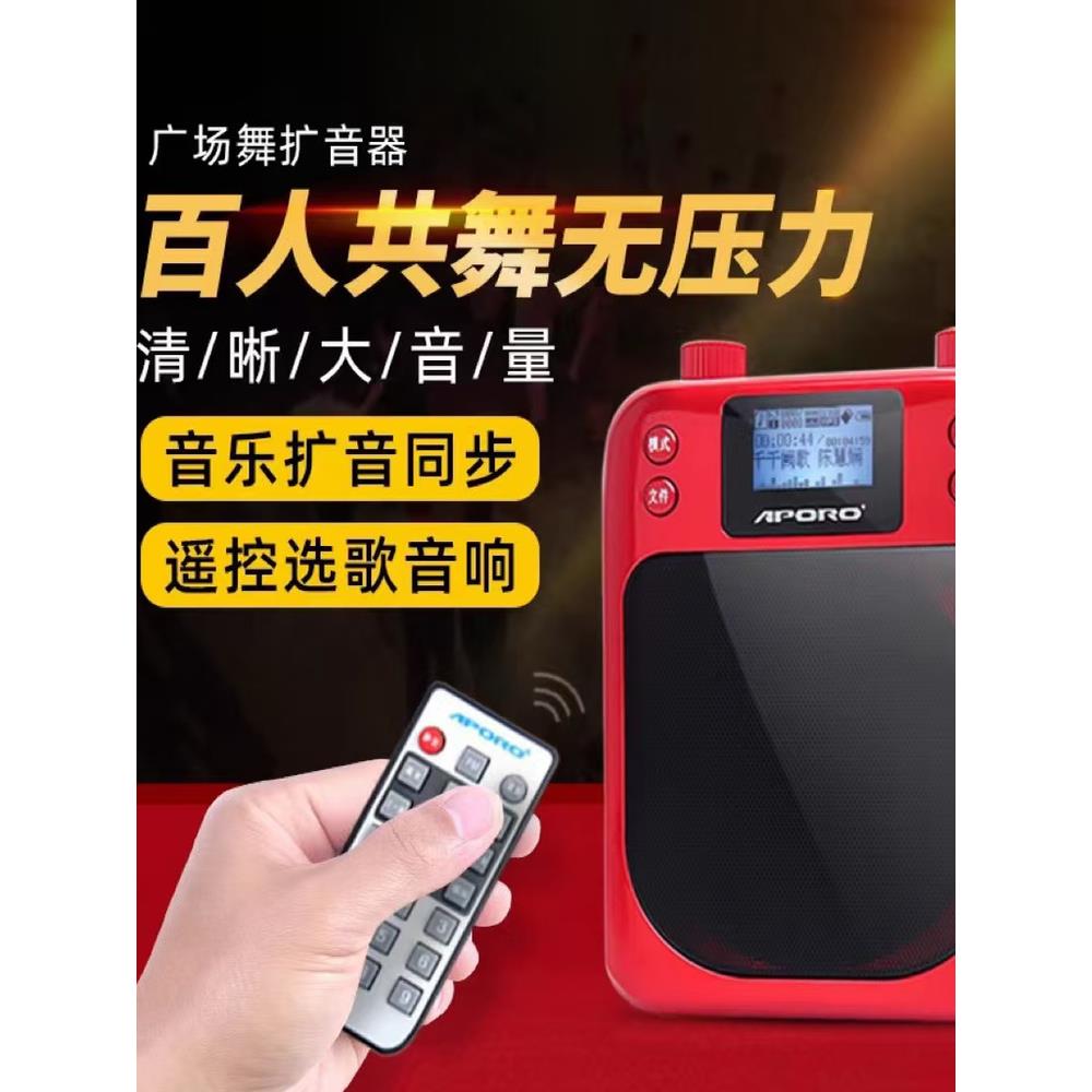 德国小蜜蜂扩音器教师专用大功率户外喇叭老人唱歌混响晨练播放器