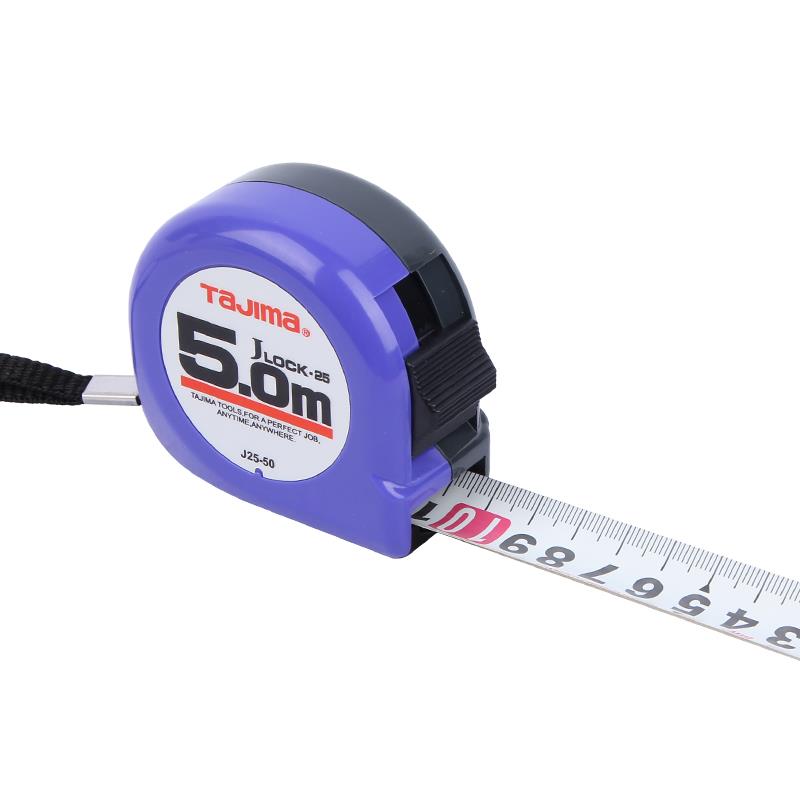 田岛田岛卷尺5米正品红，绿，蓝高精度硬化家用直尺耐磨和耐用钢