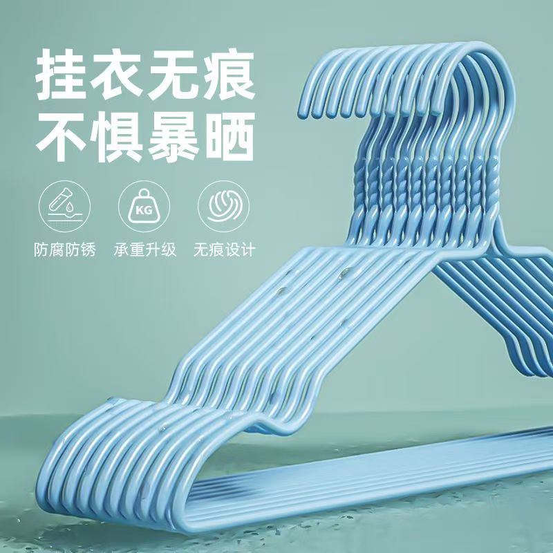 家用衣架挂衣晾衣架无痕防滑晾衣撑成年人加粗宿舍学生晾大衣服架