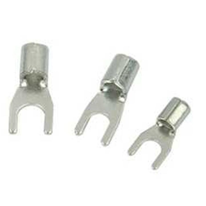 速发UT1-2 2000个叉形线端子 接线 冷压端子线耳 镀银裸耳1  平方