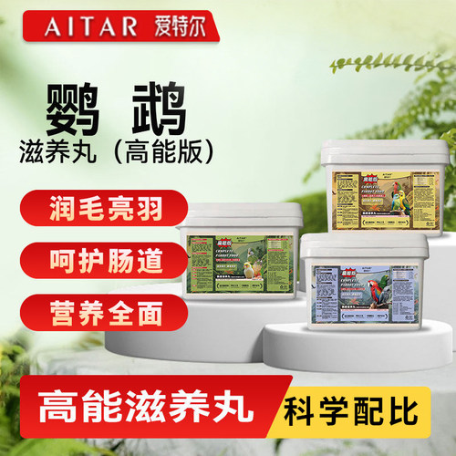 爱特尔鹦鹉滋养丸鸟食长高能版