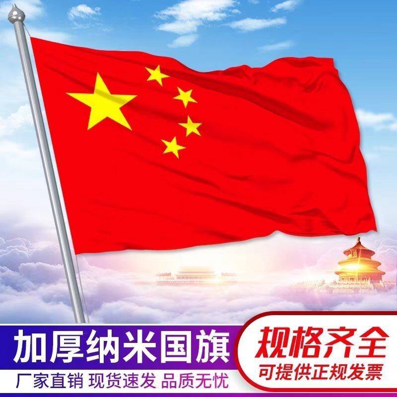 五星红旗中国国旗 党旗 少先队队旗 2345678党旗户外旗帜定制定做