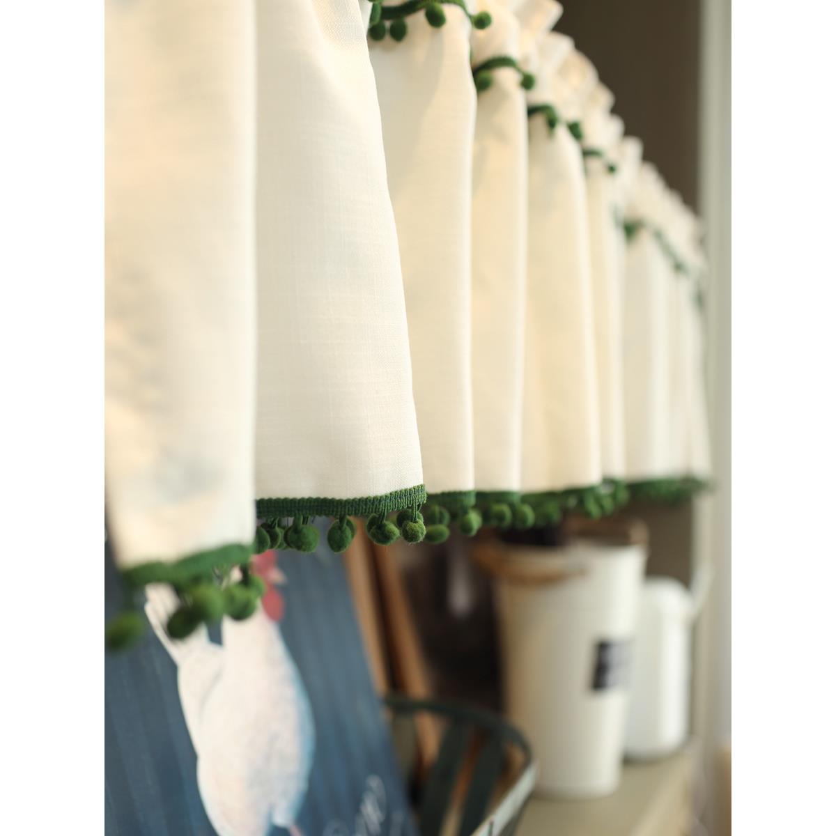 BL0302短帘半帘门帘外国窗帘咖啡帘外贸跨境电商厂家直供