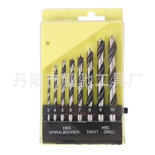木工开孔器 厂家8PC三尖清边木工钻头套装 三尖定位钻头