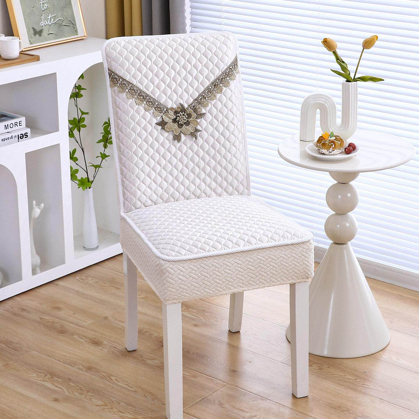 椅子套罩全包中式实木椅餐椅套餐椅坐垫保护套防滑凳子垫餐桌椅套