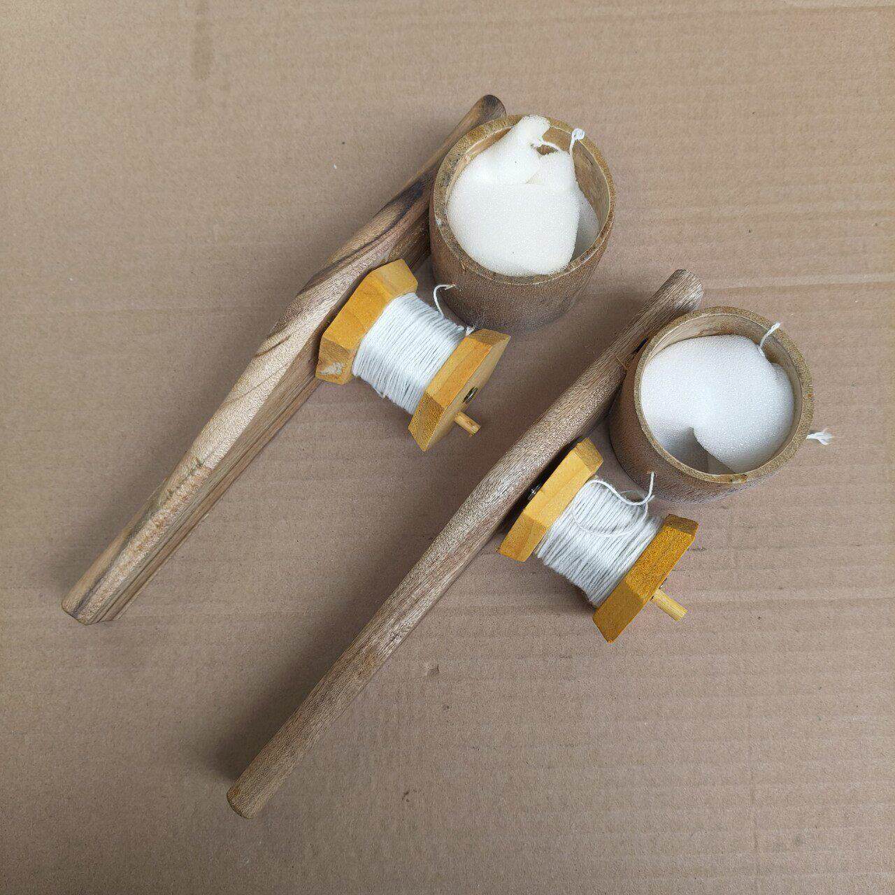 竹木墨斗木工手动墨斗竹子碗带线手摇式木头墨斗弹线器线约10