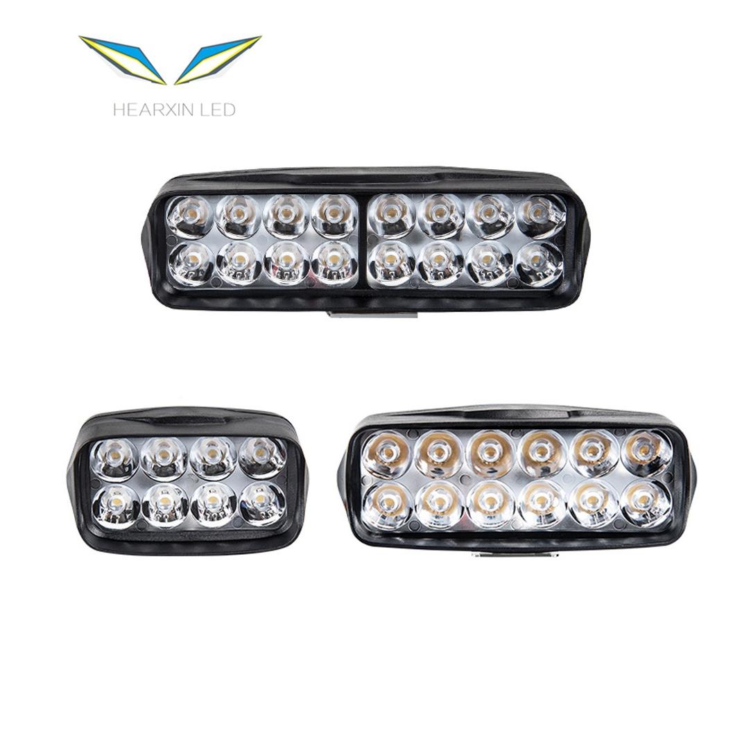 摩托车电动车汽车 8珠/12珠/16珠 led 改装前大灯灯泡外置射灯