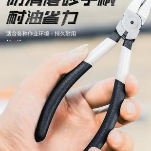 德国精工斜口钳电工专用剪钳可剪钢丝线锋芒水口钳子高硬度工业级