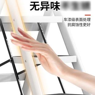 梯子家用折叠多功能室内步梯超厚扶手梯安全伸缩阁楼梯便携梯凳子