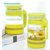 茶花6216 6217水 过滤茶杯办公室茶杯硼硅耐热玻璃杯