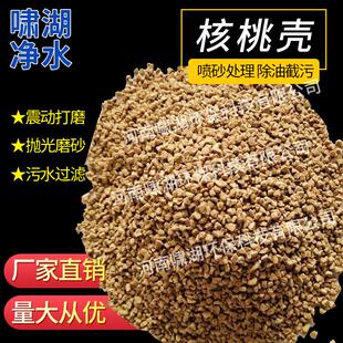 天然核桃壳果壳水处理环保滤料过滤器过滤罐煤矿污水净化免运费