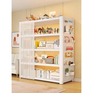 家用货架置物架落地多层储藏间阳台快递杂物收纳架钢制超市展示架