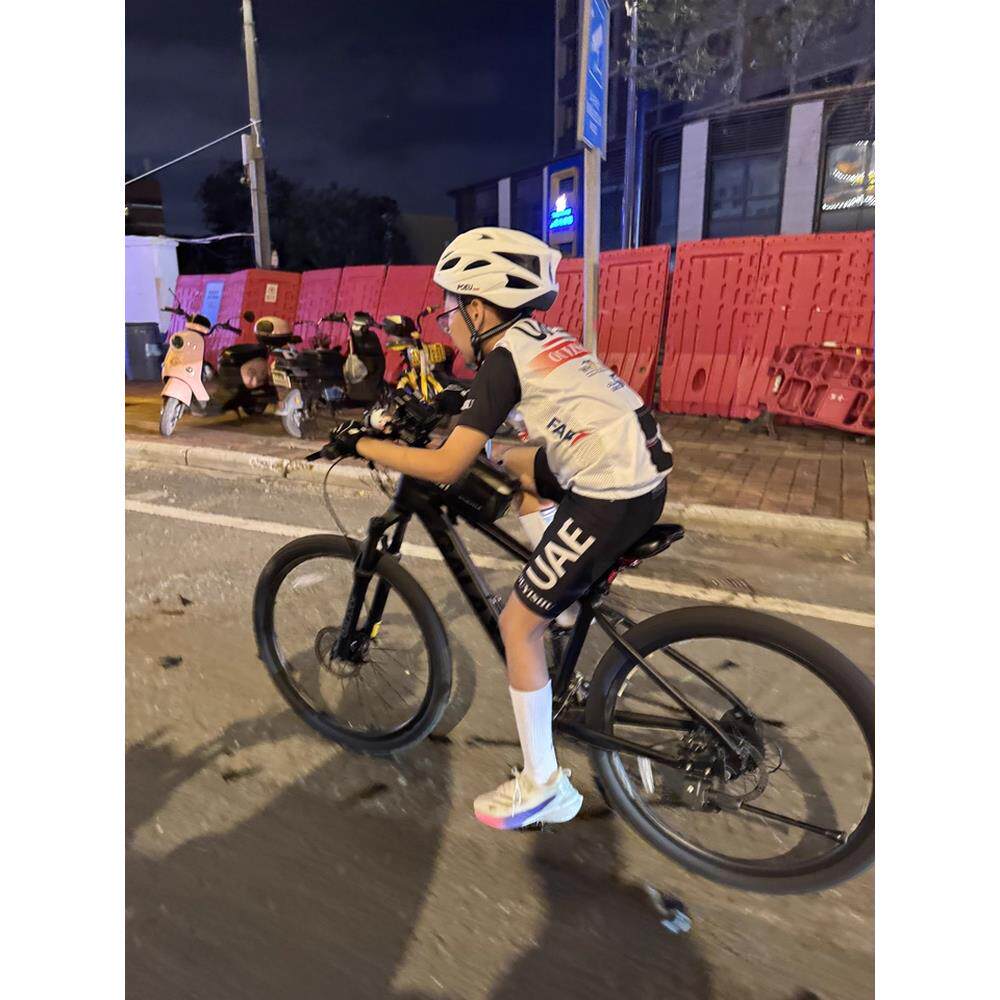 儿童短袖骑行服套装夏季男女童装透气速干平衡车自行车服户外比赛