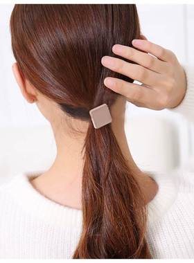 Cute 12 Piece Set Bows Hair Ties Rings Rubber Bands for Hair