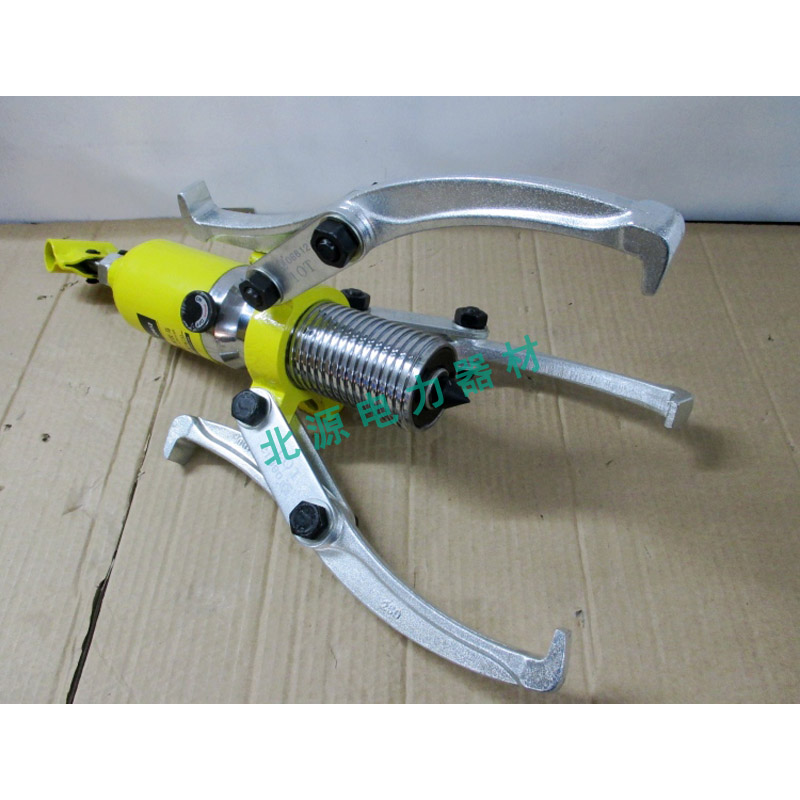 新品矿山工具5hT10T20T整体式液压拉马二爪三爪液压拔轮器拉定制