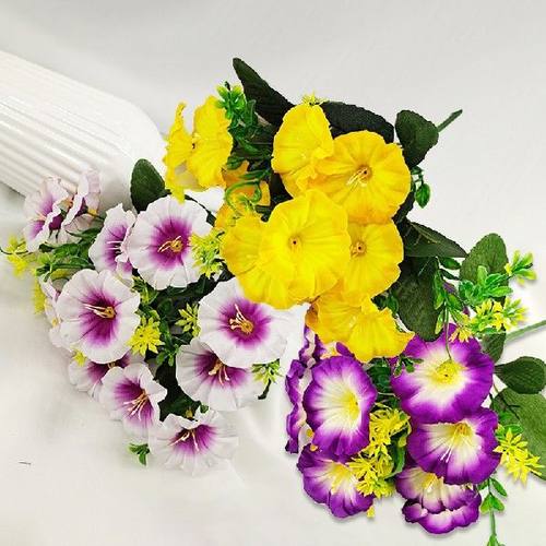 Artificial Flowers Bouquet Luxury Silk Fake Roses Flowers
