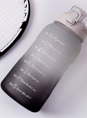 2000ml Gym Water Bottle Non Deformation No Leak Large