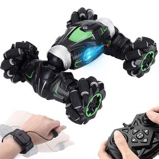 感应双遥控 大型越野车33CM四驱 攀爬扭变遥控车小孩RC遥 JJR