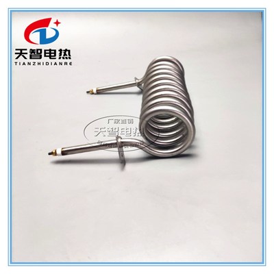 。弹簧状不锈钢高温电热管螺旋式披萨炉发热管洗碗机热风干烧加热