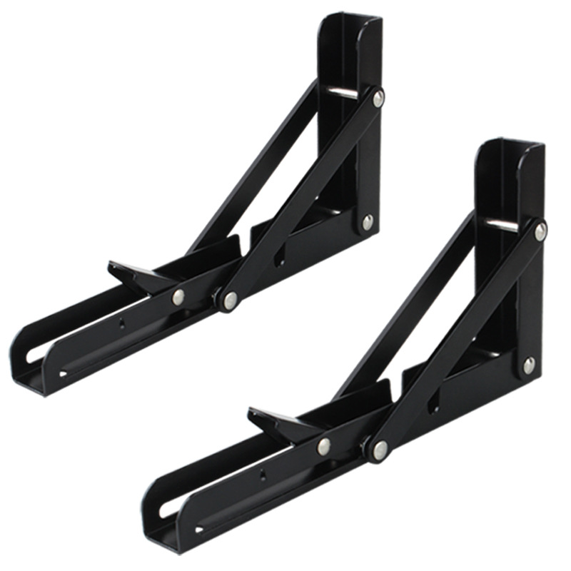 304不锈钢可摺叠支架三角置物架托架墙上承重支撑固定隔板层板托