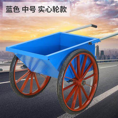 极速新加厚劳动车手推车灰斗车环卫工地车建筑车工程水泥车家用