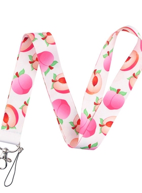 Fashion Floral Neck Strap Key Lanyard ID Card Phone Key Chai