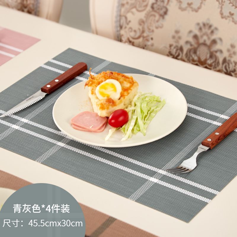 4pcs placemats pvc placemat bar mat plate mat table mat set