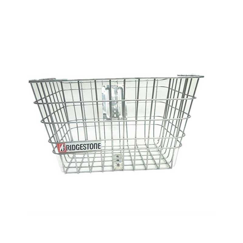 电动车车筐车篮电动车自行车篓菜篮子支架加粗加大实心通用盖子