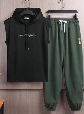 2022 New Man Tracksuits 2 Piecs Sweat Suits Mens Solid Sleev