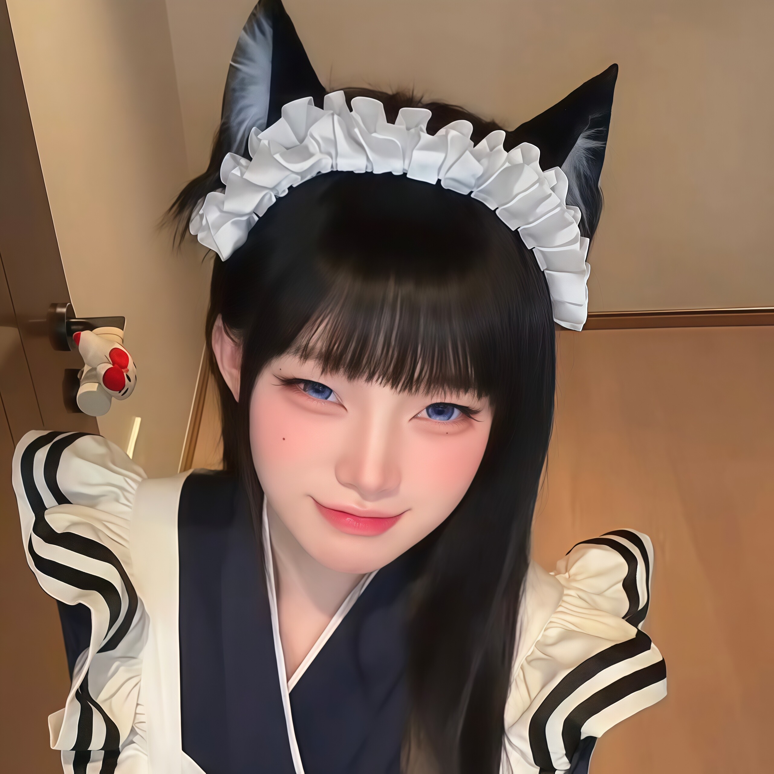 立体仿真猫耳发箍妙脆角可爱